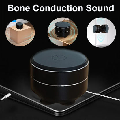 Mini Bone Conduction SpeakerTWS Wireless Bluetooth Speakers Portable Metal Speaker