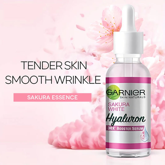 GARN Nier Pink Serum Sakura Glow 30x Hyaluronic Booster Moisturizing Serum Firming Skin Fine Lines Skin Facial Care Serum