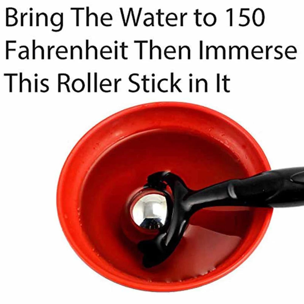 Massage Ball Roller - For Deep Tissue and Sore Muscle Relief of Stiffness and Stress, Body, Neck, Back, Foot, Plantar Fasciitis