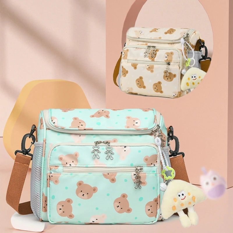 Spacious Mother Bag for Baby Essential Multifunction Baby Gear Organizes Bag Essential Baby Travel Bag Easy Access Storage