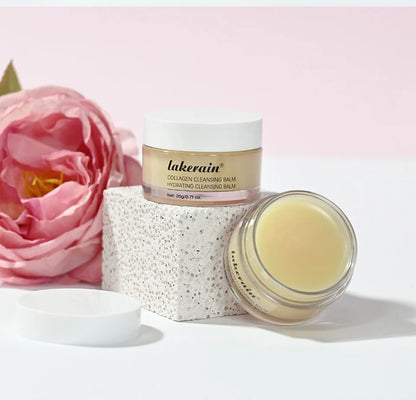 Pro-Collagen Cleansing Balm 3in1 Facial Cleanser For All Skin Types Soften Deep Cleanse Hydrate Makeup Non-greasy Cleansing Balm