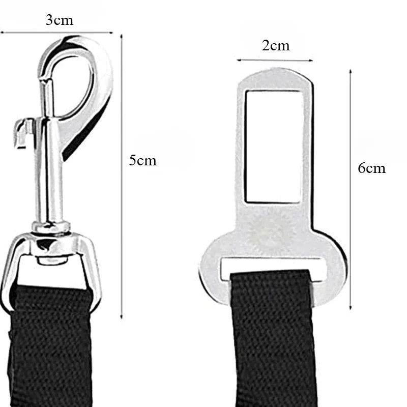 1PC Adjustable Pet Cat Dog Car Seat Belt Pet Seat Vehicle Dog Harness Lead Clip Safety Lever Nylon Colorful Traction Ddogs Leash