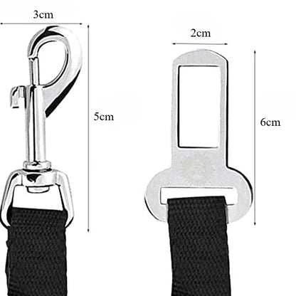 1PC Adjustable Pet Cat Dog Car Seat Belt Pet Seat Vehicle Dog Harness Lead Clip Safety Lever Nylon Colorful Traction Ddogs Leash