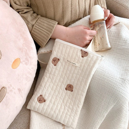 Mommy Bag Diaper Nappy Bag Baby Stuff Organizer Mini Handbags Caddy Storage Bag for Mom Cute Bear Babies Accessories