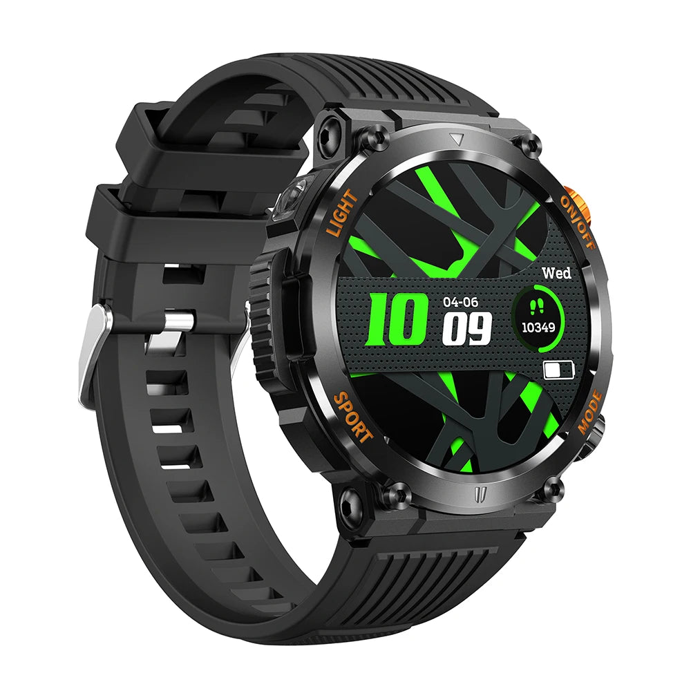 Smart Watch Men Bluetooth Call Health Monitor Sports Smart Watch IP67 Waterproof Outdoor Sports Watch 100+ Sports Modes