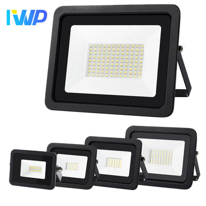 LED Flood Light 10W 20W 30W 50W 100W AC220V Outdoor IP68 Waterproof Reflector Spotlight Street Light Wall Lamps Garden Lighting