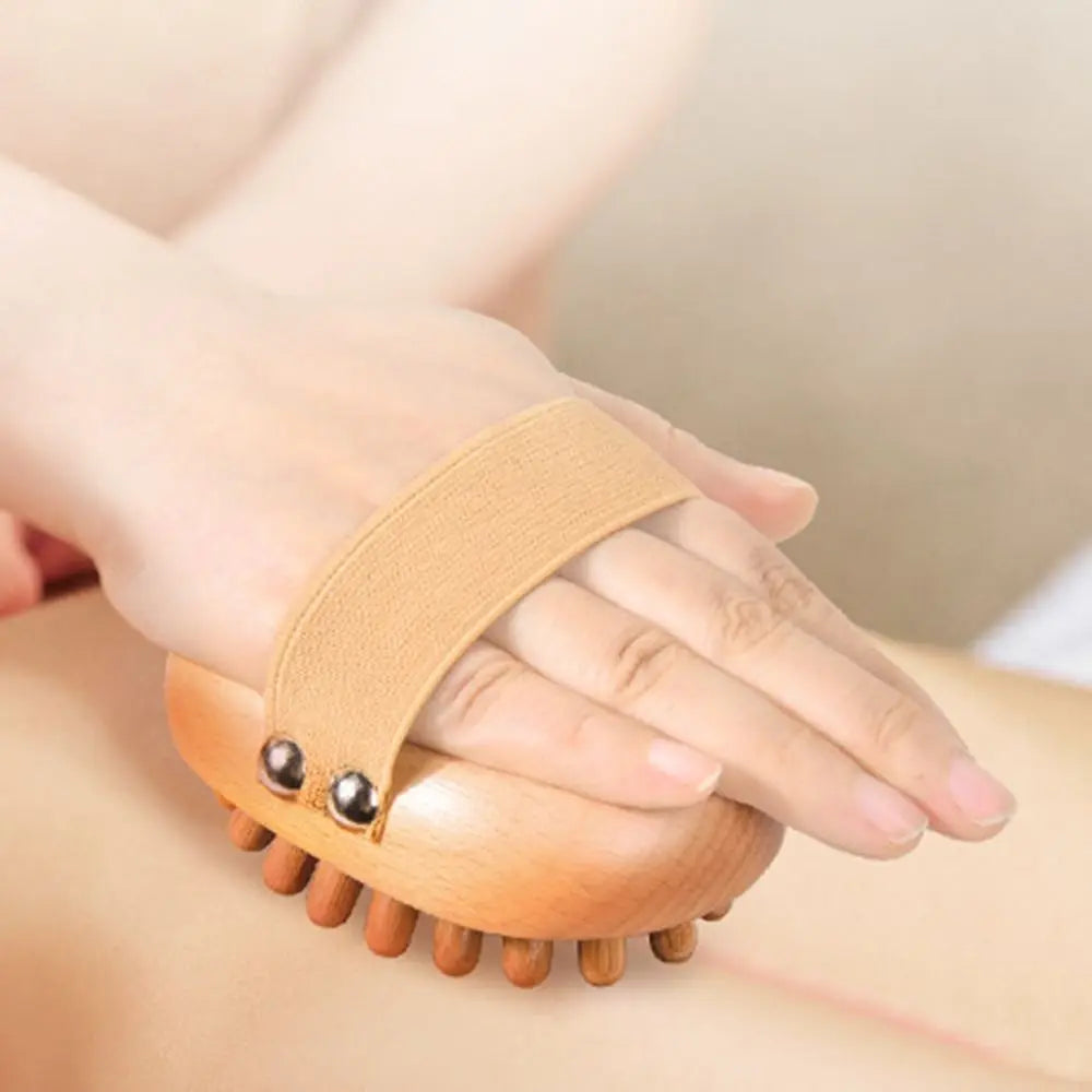 Elastic Airbag Scalp Massage Brush Eliminate Local Fat Handheld Acupoint Meridian Brush Portable Relaxation Tool