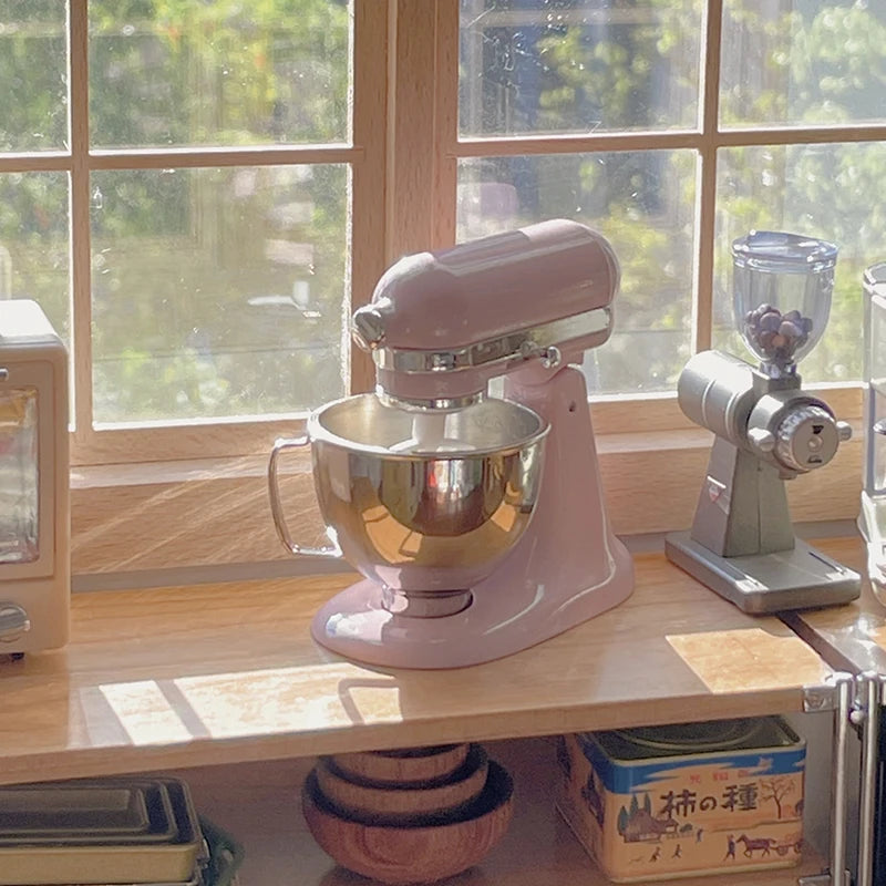 1:6 Dollhouse Miniature Blender Multifunction Mixer Chef Machine Cuisine Machine Kitchen Appliances Cooking Utensils Model Toy