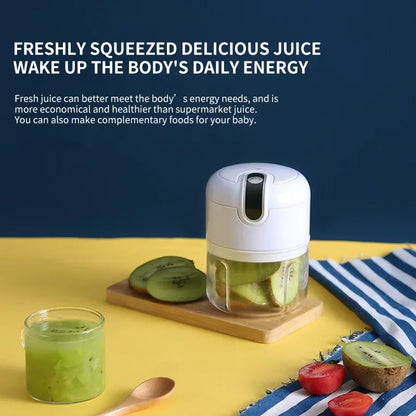 Electric Mini Garlic Vegetable Chopper Garlic Masher Portable Chopper Multi Function Meat Grinder Masher Machine  Usb Charging