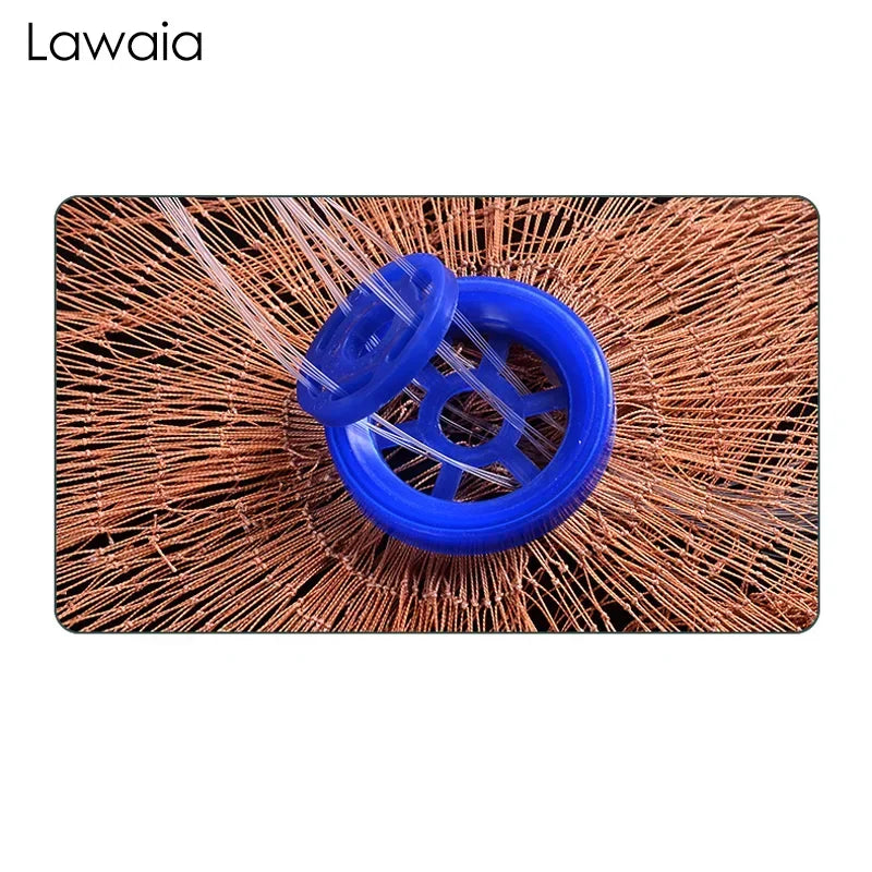 Lawaia Hand Cast Net Easy To Cast Net Aluminum Ring Without Sinkers 1.8-7.2m Diameter Fishing Cast Net Rotary Net Fishing Net