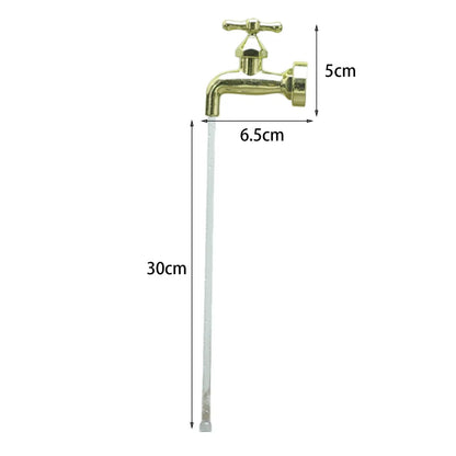 Invisible Flowing Spout Watering Can Fountain Home USB Floating Tap Water Fountain for Courtyard DIY Art Decor Yard Lawn Pools