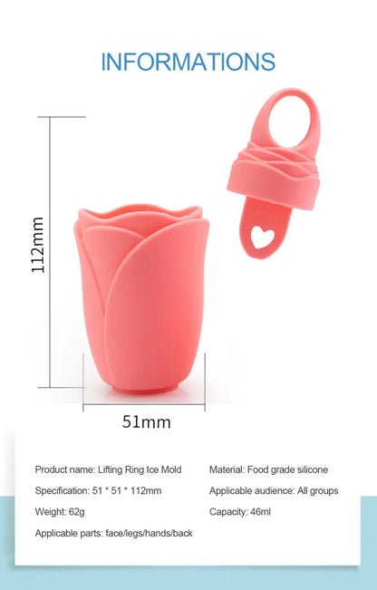 1pc Skin Care Beauty Lifting Contouring Tool Silicone Ice Trays Ice Globe Ice Balls Face Massager Facial Roller Reduce Acne