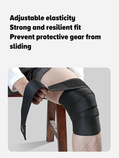Knee Pads Sports Elastic Wrap Kneepad Support for Gym FitnessSquats Exercise Knees Protect  & Elbow Pads Braces【1PC】