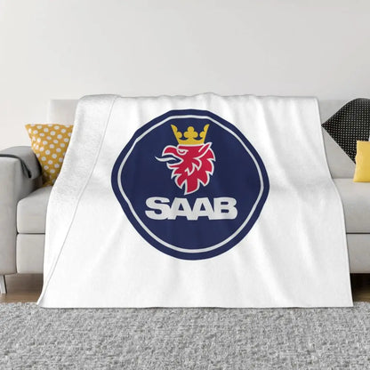 Sweden Saabs Scanias Blankets Fleece Winter Portable Lightweight Thin Throw Blanket for Bedding Travel Bedspread