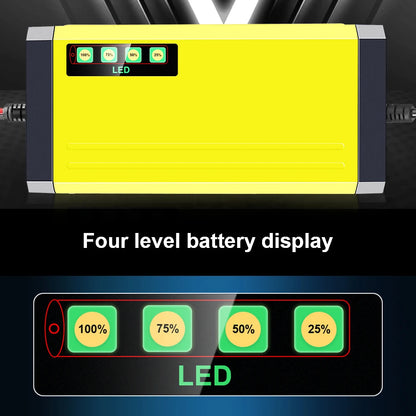 Car Battery Charger 220V Power Puls Repair Charger Moto Truck Battery Charger 12V 2A Wet Dry Lead Acid Battery LED Display