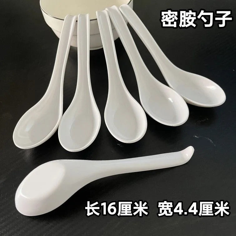 5pcs Soup Spoon Japanese rice Spoon Ramen wonton dumplings Japanese kitchen cutlery soup spoon  dinner spoon  serving spoon