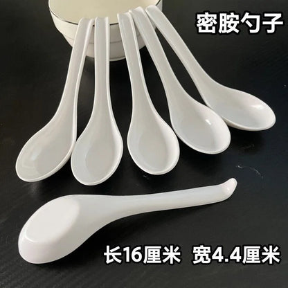 5pcs Soup Spoon Japanese rice Spoon Ramen wonton dumplings Japanese kitchen cutlery soup spoon  dinner spoon  serving spoon