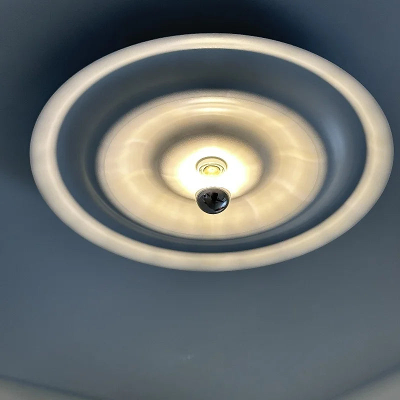 Nordic modern circular wall lamp background wall staircase corridor entrance designer water ripple decorative lighting fixture