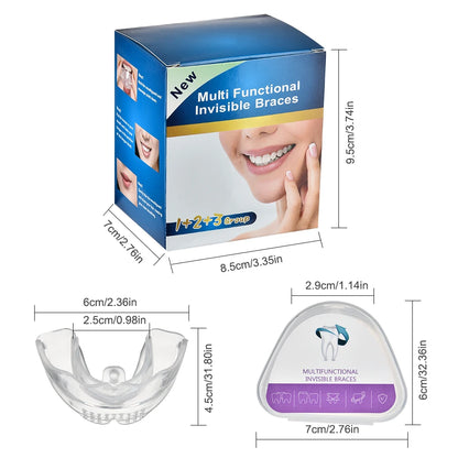 Dental Appliance Tooth Orthodontic Braces TrainerSet for Adults Orthotics Tooth Retainers Alignment 3 Phases Teeth Straightener