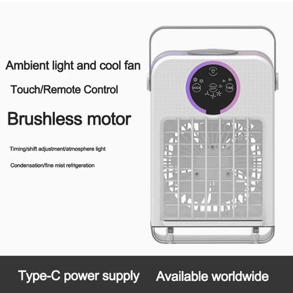 Home desktop air conditioning fan dormitory USB mini electric fan refrigeration air conditioning office small mobile air cooler