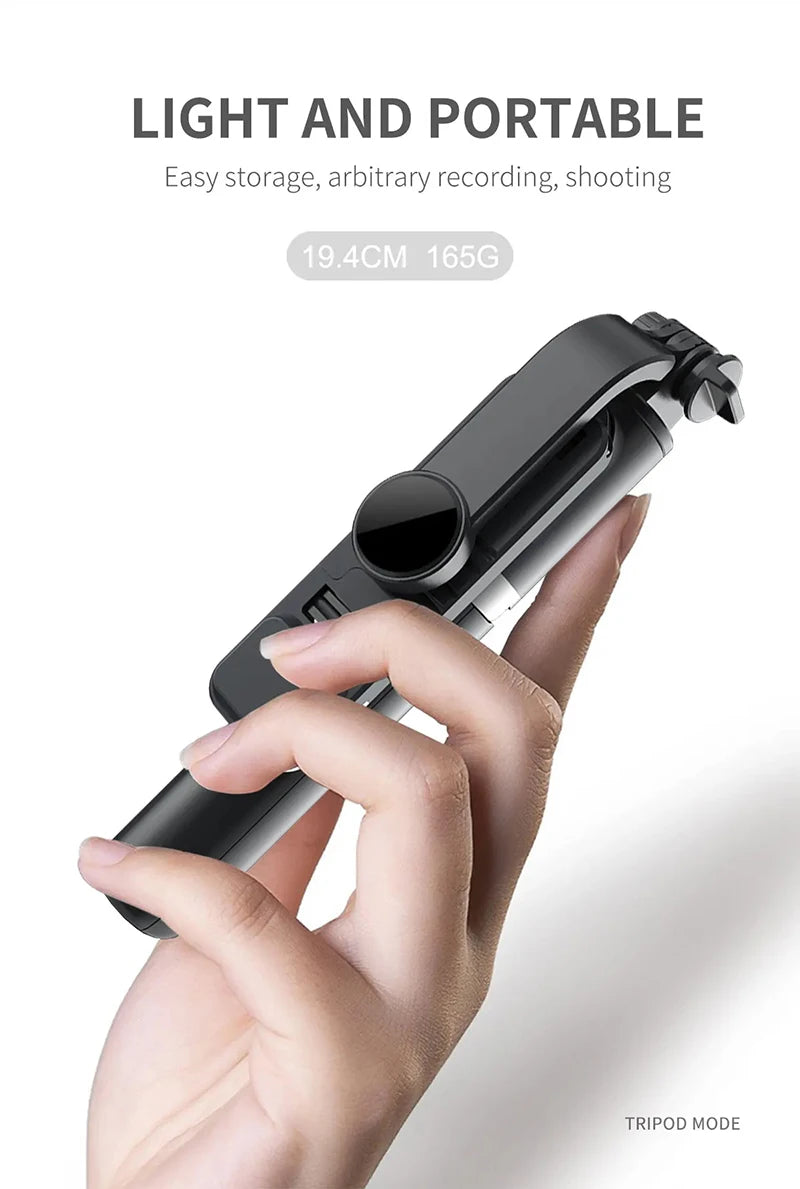 Xiaomi Selfie Stick 1045mm With Wireless Bluetooth LED Fill Light Extended Tripod With Remote Shutter For Android ios Cellphone