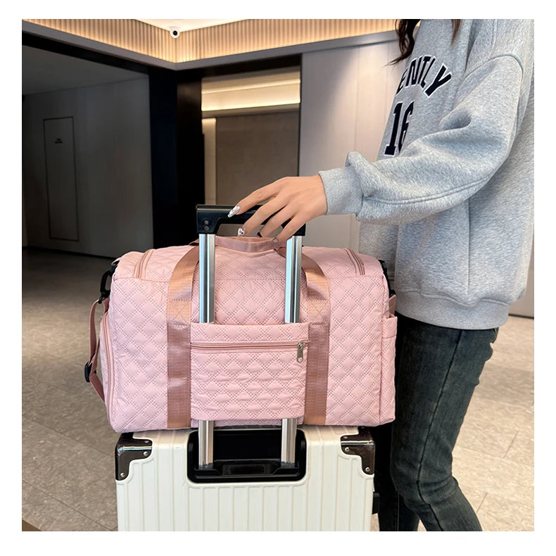 Fashion Travel Bag Handbags Large Capacity Carry On Luggage Bags Men Women Shoulder Outdoor Tote Waterproof Sport Gym Bag