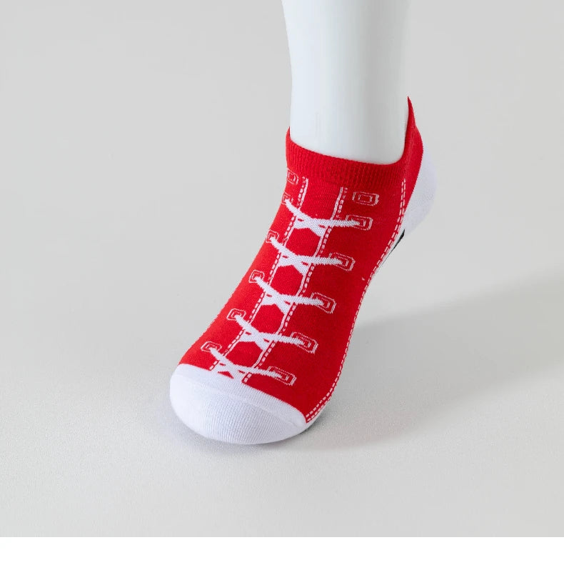 5 pairs of autumn and winter men's sports socks for summer leisure, sweat wicking, comfortable, lightweight, breathable basketba