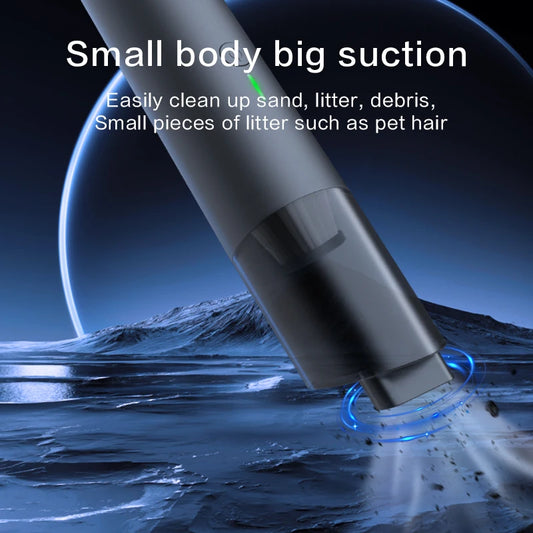 Car Mounted Vacuum Cleaner, Super Strong, High-power, High Suction, Dry And Wet Dual-purpose Sedan, Small, Mini, Handheld, Multi