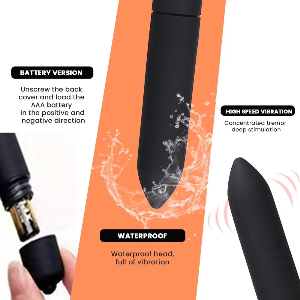 Mini Bullet Vibrator, Sex Toys, Sexy Toys, sexual toys for women, adult toys，vibrators - Single Frequency (without battery)