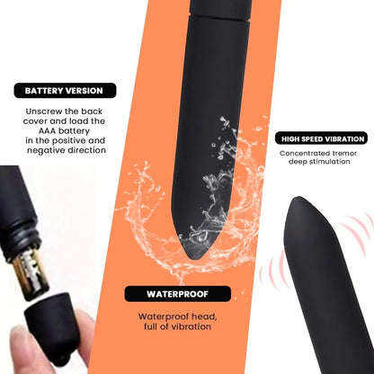Mini Bullet Vibrator, Sex Toys, Sexy Toys, sexual toys for women, adult toys，vibrators - Single Frequency (without battery)
