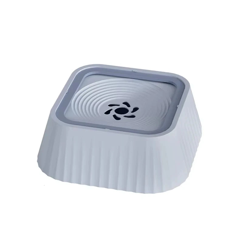 Spill Proof Pet Water Fountain with Floating Plates Non Slip Anti Splash Bowl Suitable for Cats and Dogs Clean Drinking
