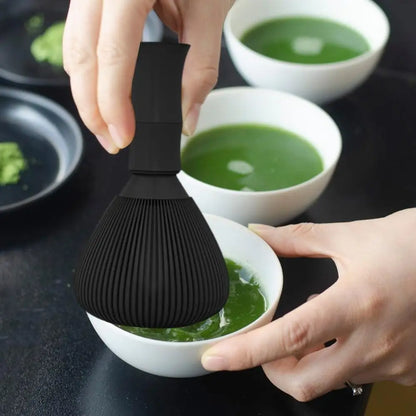 Matcha Whisk Traditional Matcha Whisk Reusable Matcha Green Tea Brush Removable Tea Whisk Safe Matcha Mixer Kitchen Accessories
