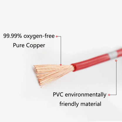 1/5m Car Wire Modification Wire 0.3/0.5/0.85/1.25/2mm² Low Voltage Wire Car Wire Line Pvc High Temperature Resistant Copper Wire