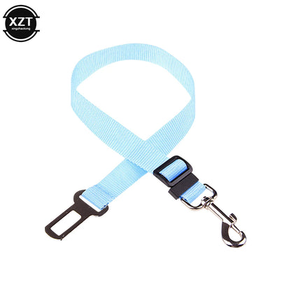 Pet Cat Dog Car Seat Belt Adjustable Seatbelt Pet Seat Dog Harness Lead Clip Safety Lever Traction Dog Collars Dogs Accessoires
