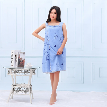 New Bath Towels Fashion Lady Wearable Fast Drying Magic Bath Towel Beach Spa Bathrobes Bath Skirt 골프샤워가운 여성