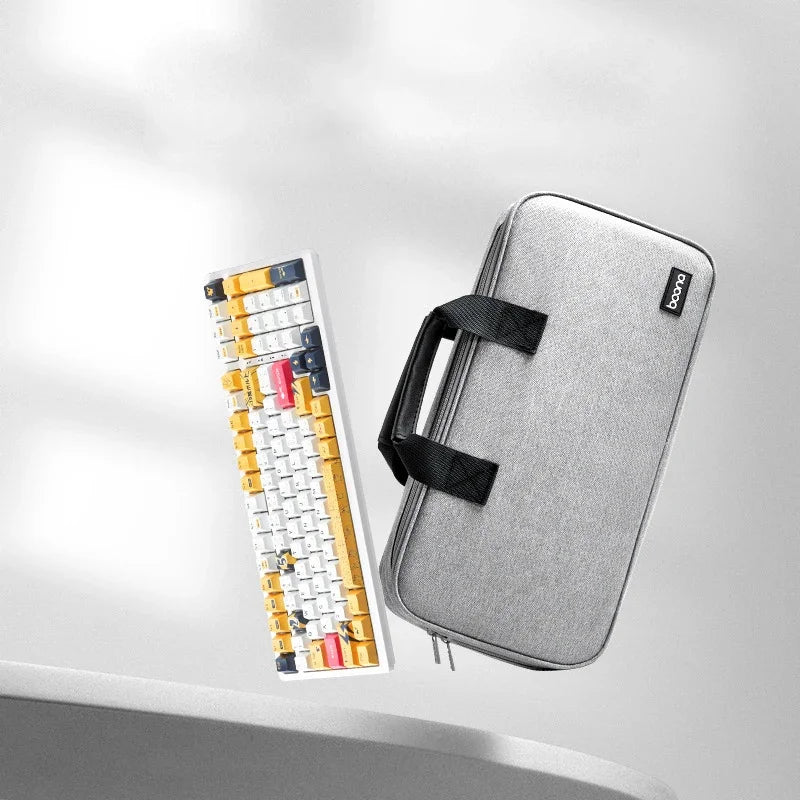 Tech Pouch Organizer for Keyboard Within 82-108 Key Mechanical Keyboard Storage Bag Organizer Travel Tech Pouches Dust Cover