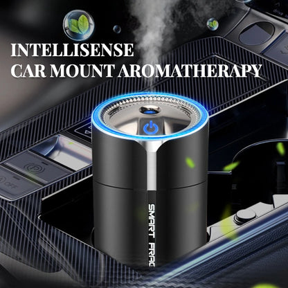 Car Mounted Intelligent Spray Perfume Colorful Ambient Light Aromatherapy Machine Odor Removal High-End Car Interior Accessories