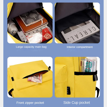 Personalized School Bag Custom Logo School Backpack Training Class Gift School Name Pattern Elementary school backpack wholesale