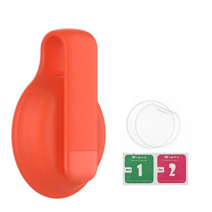 Silicone Steel Clip Compatible with Apple AirTag - Protective Silicone Clip for Tracker Protect Keychain Silicone Cover