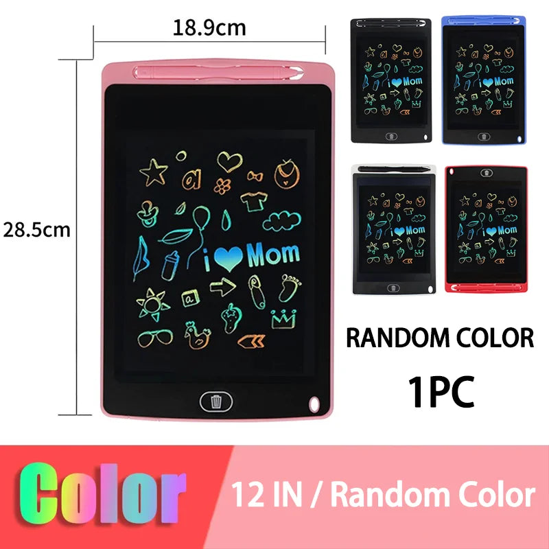 4.4/8.5/10/12 Inch LCD Writing Tablet Electronic Drawing Board Colorful Screen Board Handwriting Paper Drawing Tablet Gift