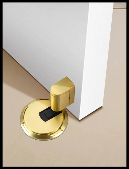 No-punch Door Suction Windproof Ground Suction Anti-collision Door Stopper Household Door Stopper Door-impact Fixed Door Stopper