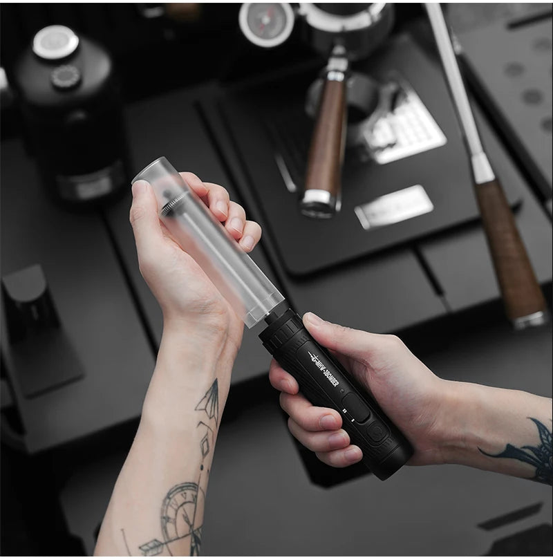 MHW-3BOMBER Official New Electric Milk Frother Handheld Wireless Blender Latte Cream Egg Beater Food Blender