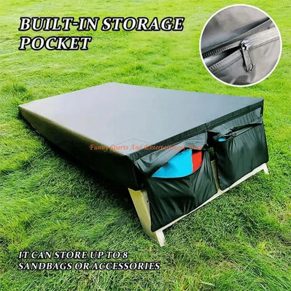 C4DE Corn Hole Board Covers Corn Hole Covers for 4' x 2' Boards Sandbag Board Dust Cover Corn Hole Accessories
