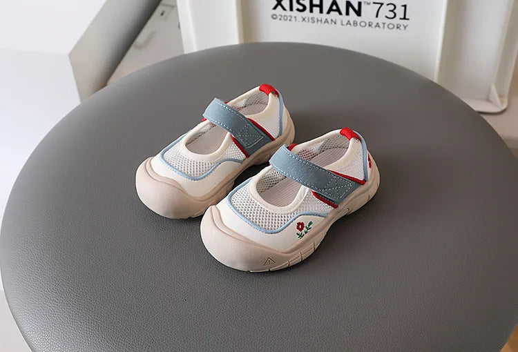 Kids mesh sneaker Anti-slip Sandal Toddler Boy Sports Shoe Girl Children Breathable Beach Sandal Soft Bottom sports casual Shoes