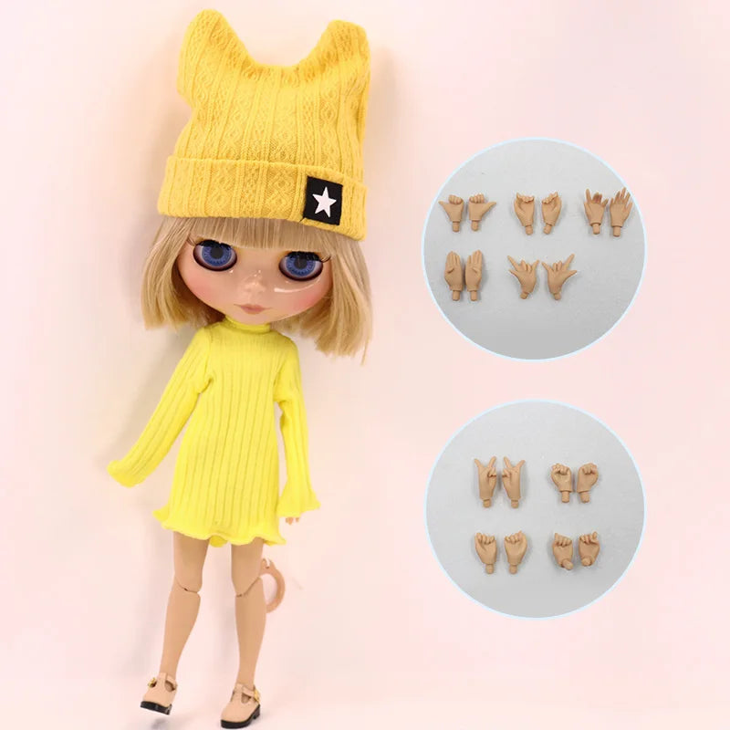 ICY DBS Blyth Doll Combo Clothes Shoes Hand Set Included Children Toy Gift 1/6 BJD Ob24 Anime Girl Azone M