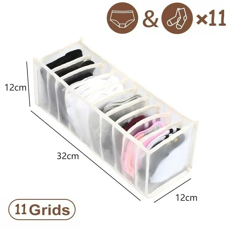 Closet Organizer Underwear Organizer for Wardrobe Clothes Organizers Cabinets Drawer Organizers Bra Socks Storage Organizer Box