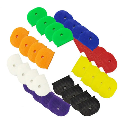 Key Identification Accessories Colorful Key Covers 32-pack Colorful Plastic Key Covers House Key Soft Rubber Key Toppers