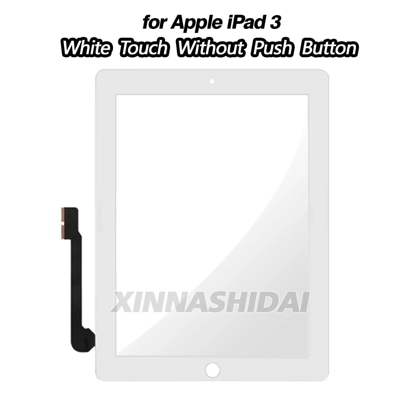 Tablet Touch Panel For iPad 3 A1416 A1430 A1403 Touch Screen Digitizer Assembly with Home Button For iPad 3 Screen Replecement