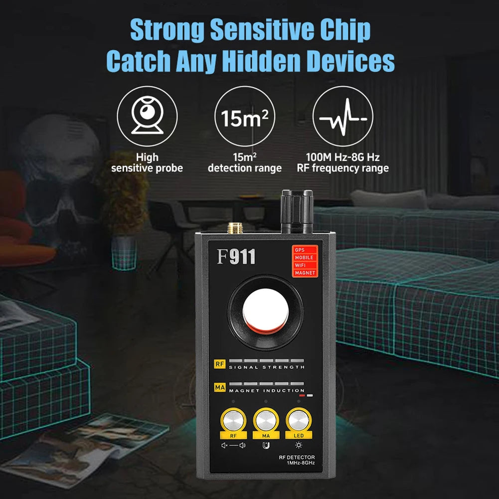 F911Hidden Camera Detectors , Camera Detector,Hidden Camera Detectors for Travel ，Hidden Bug and Camera Detector,Camera Detector