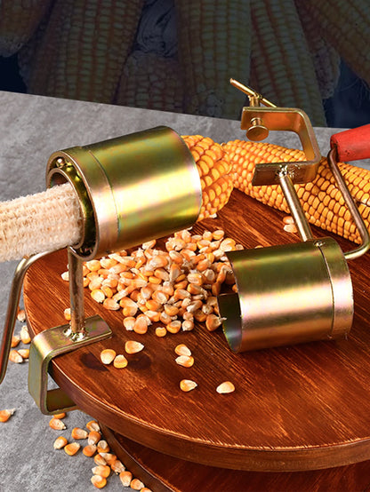 1Pc Practical Iron Household Small Hand Corn Sheller Hand Corn Thresher Manual Corn Sheller Hand-Operated Corn Thresher